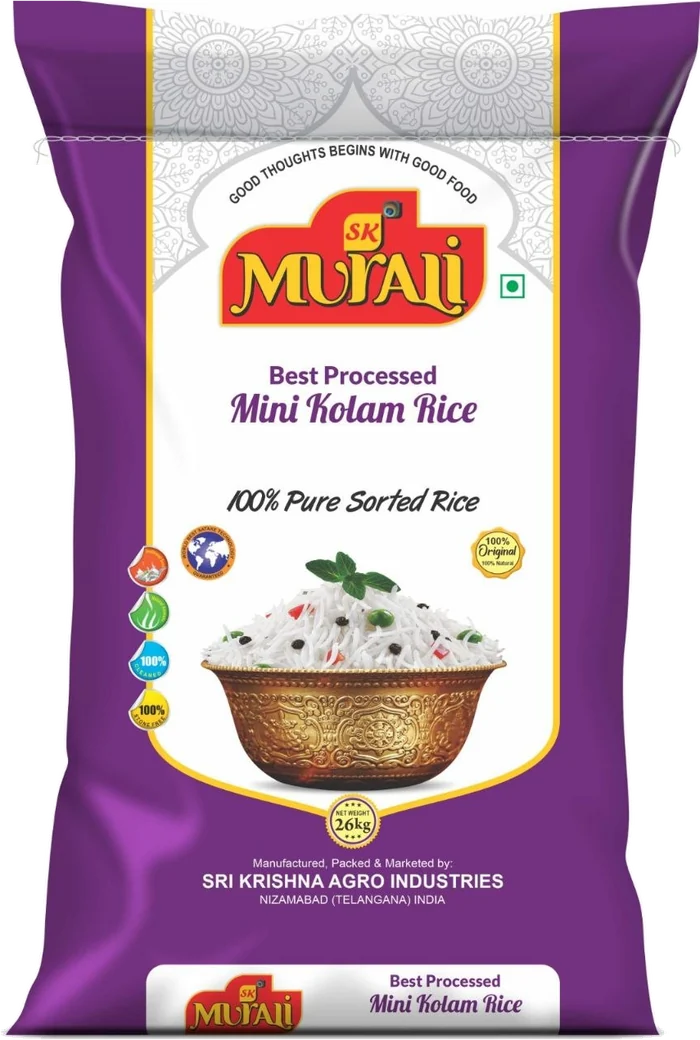 SK Murali Mini Kolam Rice bag from Sri Krishna Agro Industries
